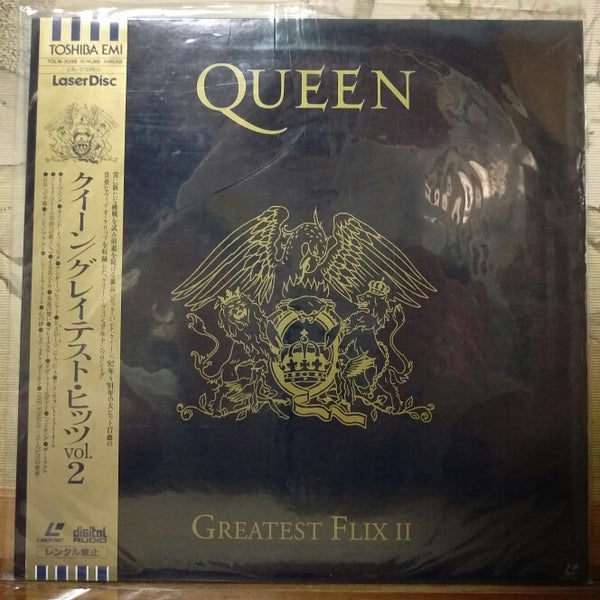 Queen Greatest Flix II Japan LD Laserdisc TOLW-3098 – Good Squid