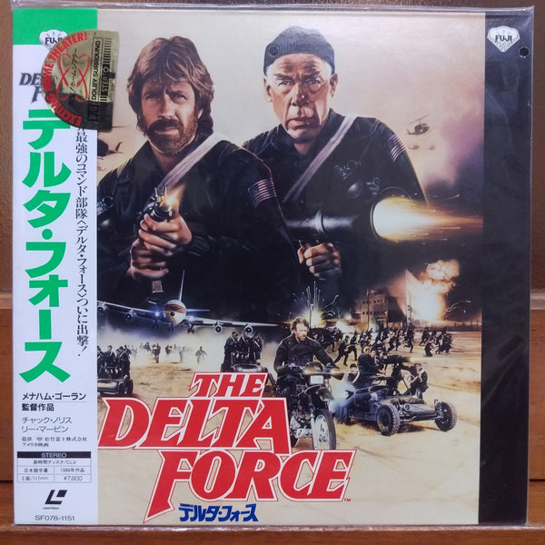 Delta Force Japan LD Laserdisc SF078-1151 Chuck Norris – Good Squid