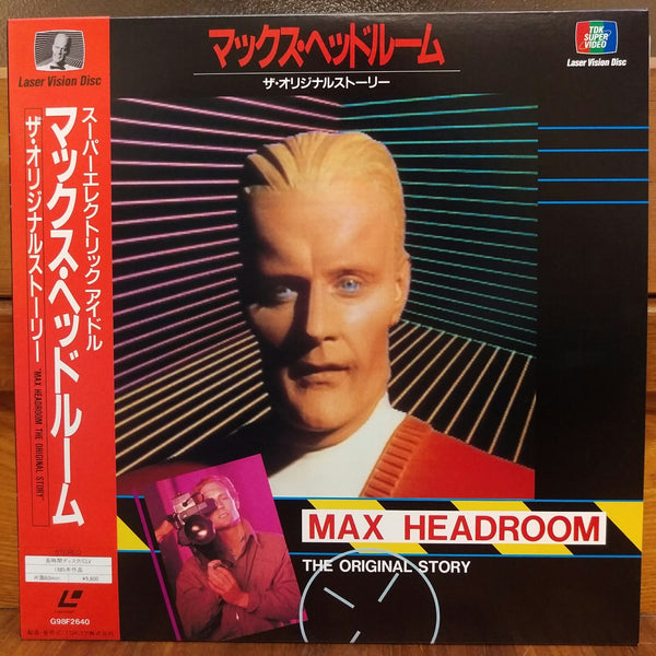 Max Headroom the Original Story Japan LD Laserdisc G98F2640