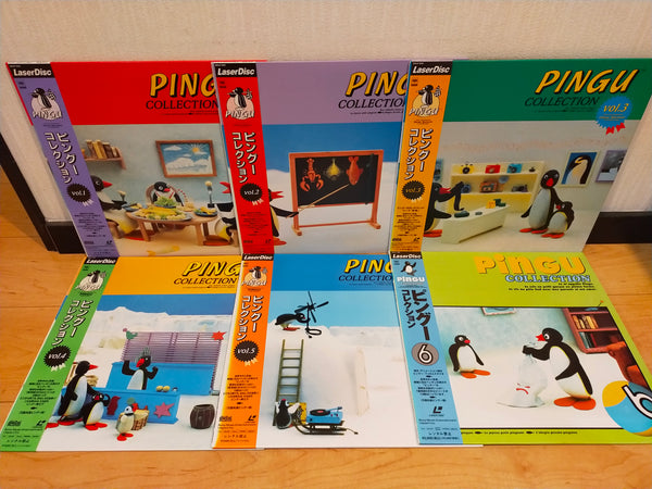 Pingu Collection Vol 1-6 Japan LD Laserdisc SRLW-1559~