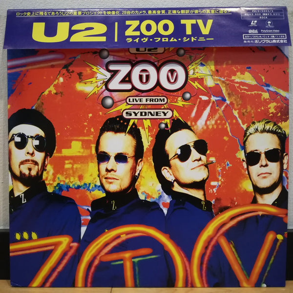 segundo delicado colisión U2 Zoo TV Live From Sydney Japan LD Laserdisc PHLS-5002/3 – Good Squid