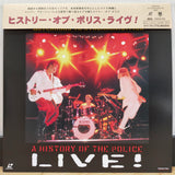 The Police Outlandos to Synchronicities - History of The Police Life Japan LD Laserdisc POLM-1016