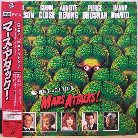 Mars Attacks Japan LD Laserdisc PILF-2400 Tim Burton