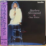 Barbra Streisand One Voice Japan LD Laserdisc SM068-3260