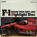 F-1 Grand Prix 1987~1991 Highlight Disc Japan LD 20cm Single Laserdisc PIMW-1002