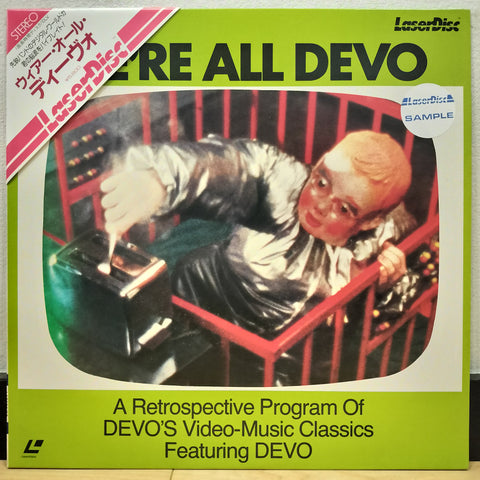 We're All Devo Japan LD Laserdisc SM058-0027