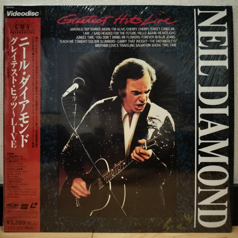 Neil Diamond Greatest Hits Live Japan LD Laserdisc 35LP-134