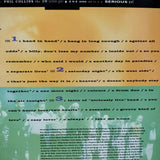 Phil Collins Seriously Live US LD Laserdisc PA-91-334