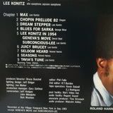 Lee Konitz Live at the Village Vanguard Japan LD Laserdisc SM058-0046