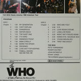 The Who Rocks America 1982 American Tour LD Laserdisc US Pressing 6234-80