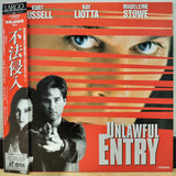 Unlawful Entry Japan LD Laserdisc JVLF-69001