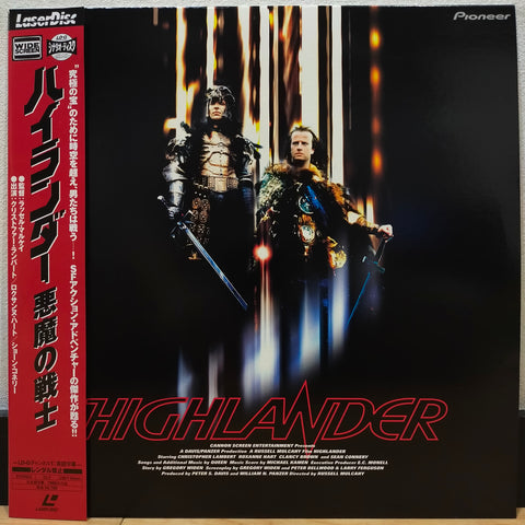 Highlander Japan LD Laserdisc PILF-2721