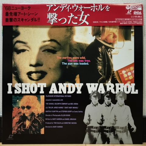 I Shot Andy Warhol Japan LD Laserdisc COLM-6196