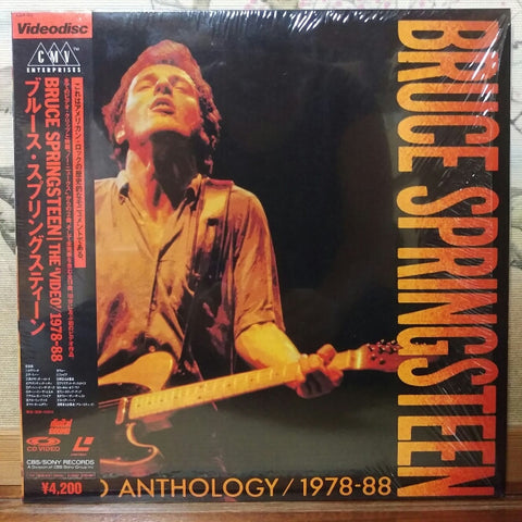 Bruce Springsteen Video Anthology 1978-88 Japan LD Laserdisc 42LP-122