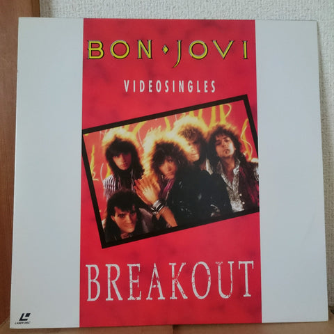 Bon Jovi Video Singles Breakout Japan LD Laserdisc POLS-1601