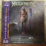 Megadeth Exposure OF A Dream Japan LD Laserdisc TOLW-3134