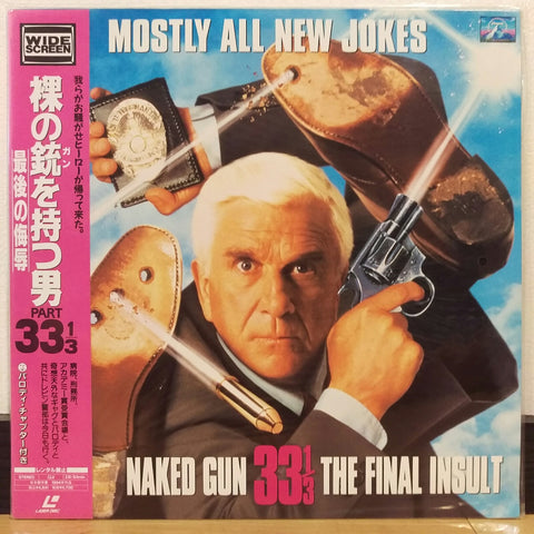 Naked Gun 33 1/3 The Final Insult Japan LD Laserdisc PILF-1999