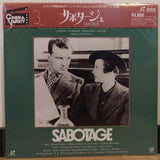 Sabotage Japan LD Laserdisc STLI-1009