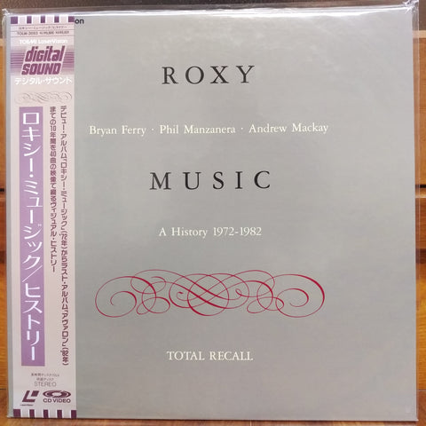 Roxy Music Total Recall History 1972-1982 Japan LD Laserdisc TOLW-3053