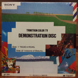 SONY Trinitron Color TV Demonstration Disc Japan LD Laserdisc 89LD1021