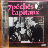Les 7 Peches Capitaux (Seven Capital Sins) Japan LD Laserdisc HCL-1063