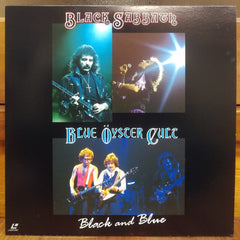 Black Sabbath Blue Oyster Cult Black and Blue Japan LD