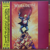 Megadeth Rusted Pieces Japan LD Laserdisc TOLW-3085