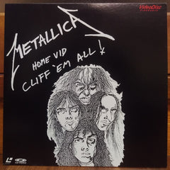 Metallica Cliff 'em All Japan LD Laserdisc VAL-3869 – Good Squid