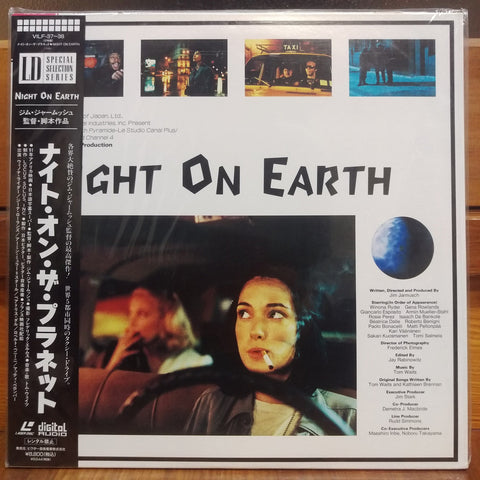 Night on Earth Japan LD Laserdisc VILF-37-38 Jim Jarmusch