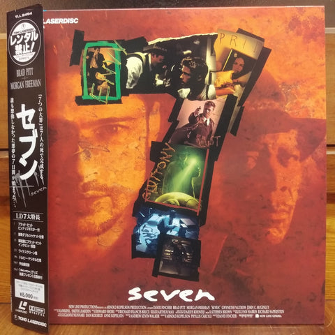 Seven Japan LD Laserdisc TLL-2494 Se7en Brad Pitt