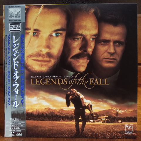 Legends of the Fall Japan LD Laserdisc SRLP-5111-2