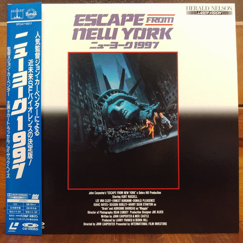 Escape From New York Japan LD Laserdisc SF047-5517