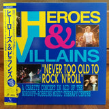 Heroes & Villains Never Too Old to Rock n Roll Japan LD Laserdisc NALP-10010