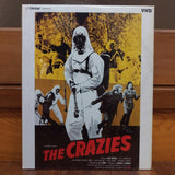 The Crazies VHD Japan Video Disc VHP49189 George Romero