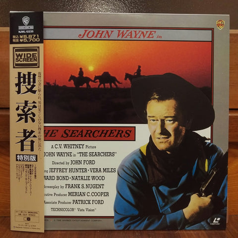 The Searchers Japan LD Laserdisc NJWL-12235 John Wayne