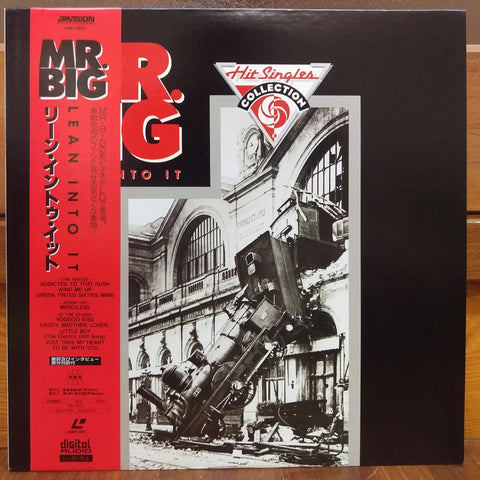 Mr. Big Lean Into It Hit Singles Collection Japan LD Laserdisc