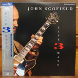 John Scofield Live 3 Ways Japan LD Laserdisc PILJ-1010