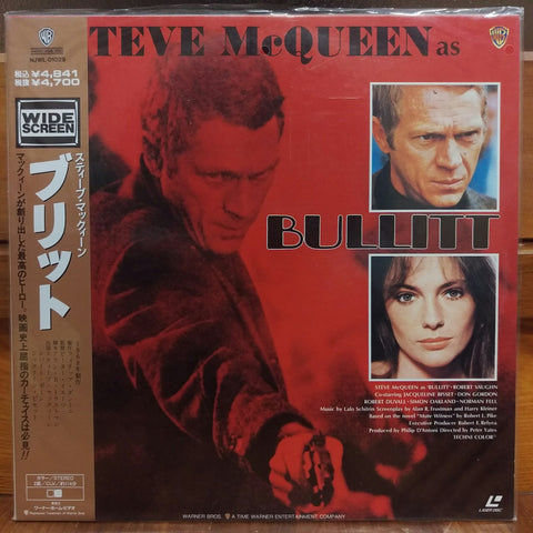 Bullitt Japan LD Laserdisc NJWL-01029 Steve McQueen