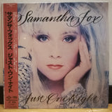 Samantha Fox Just One Night Japan LD Laserdisc ALLB-18