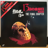 Friday the 13th Part 4 The Final Chapter Japan LD Laserdisc SF078-0121