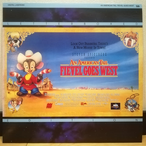 An American Tale Fievel Goes West US LD Laserdisc 41250