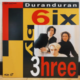 Duran Duran Six by Three Japan LD Laserdisc TOLW-3034