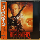 Highlander 3 the Sorcerer Japan LD Laserdisc PILF-2135