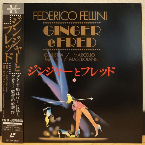 Ginger and Fred Japan LD Laserdisc NJL-11171 Federico Fellini