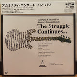 Paris Concert for Amnesty International The Struggle Continues Live Japan LD Laserdisc COLG-6234-5 Radiohead Peter Gabriel Tracy Chapman