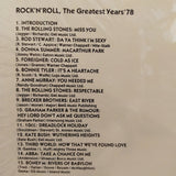 Rock n Roll Greatest Years '78 Japan LD Laserdisc VALJ-3242