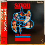 Saxon Live Innocence Japan LD Laserdisc SM058-3108