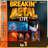 Breakin' Metal Live Vol 1 Japan LD Laserdisc SM058-3124