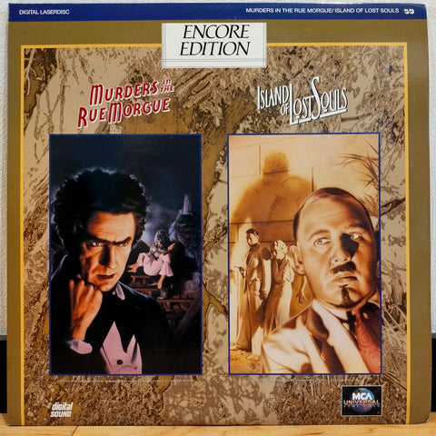 Murders in the Rue Morgue / Island of Lost Souls US LD Laserdisc 42297