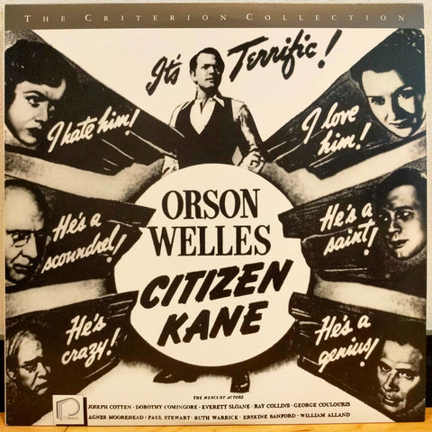 Citizen Kane US LD Laserdisc CC1259L Criterion